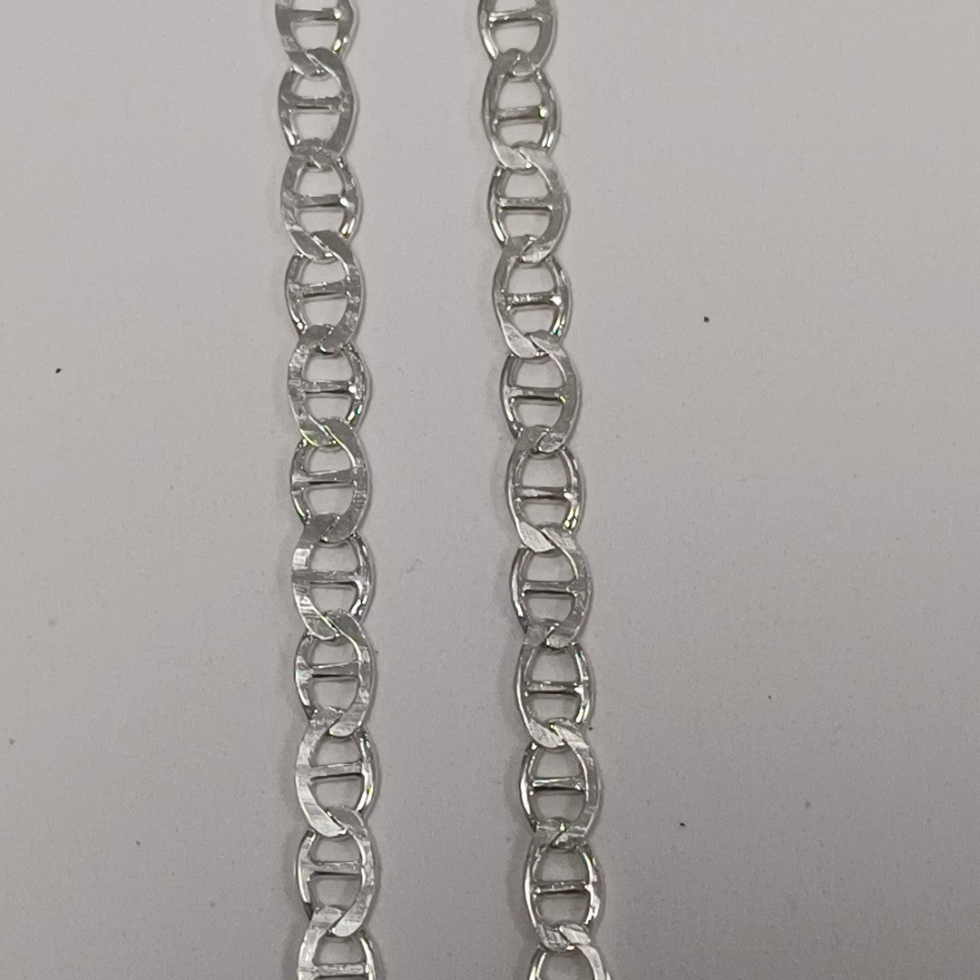 CADENA TEJIDO GUCHI PLATA .925 60 CM 3.5 GR (NUEVO)