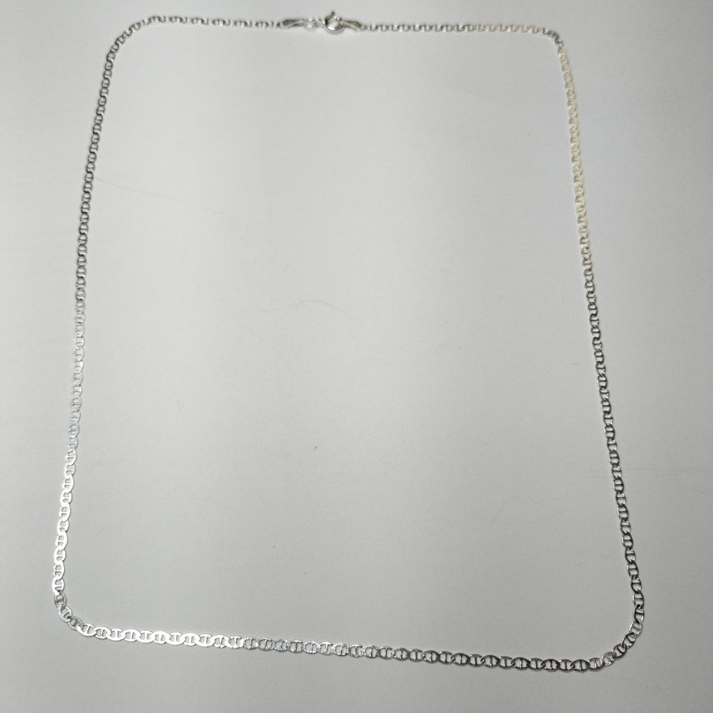 CADENA TEJIDO GUCHI PLATA .925 55 CM 3.7 GR (NUEVO)