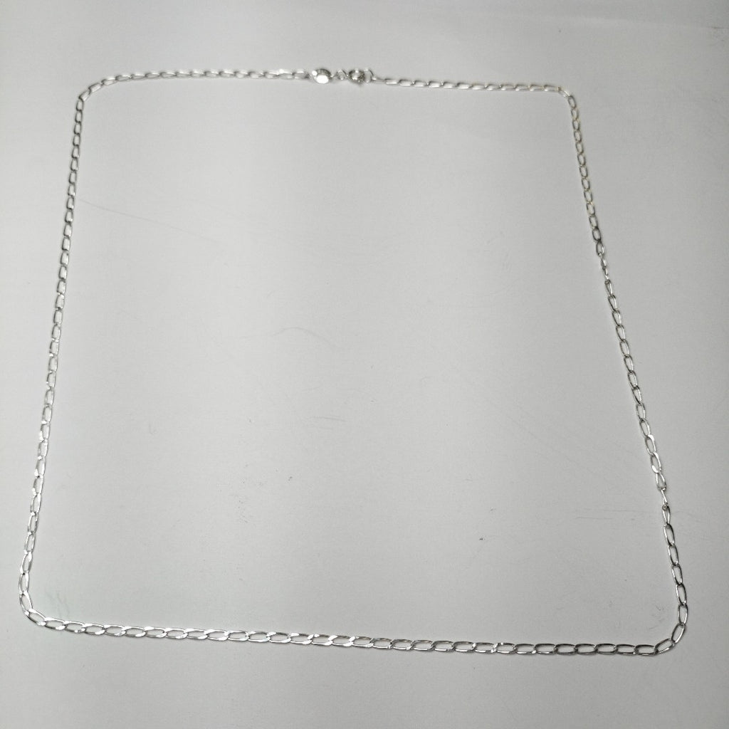 CADENA TEJIDO ESLABONES PLATA .925 55 CM 2.7 GR (NUEVO)