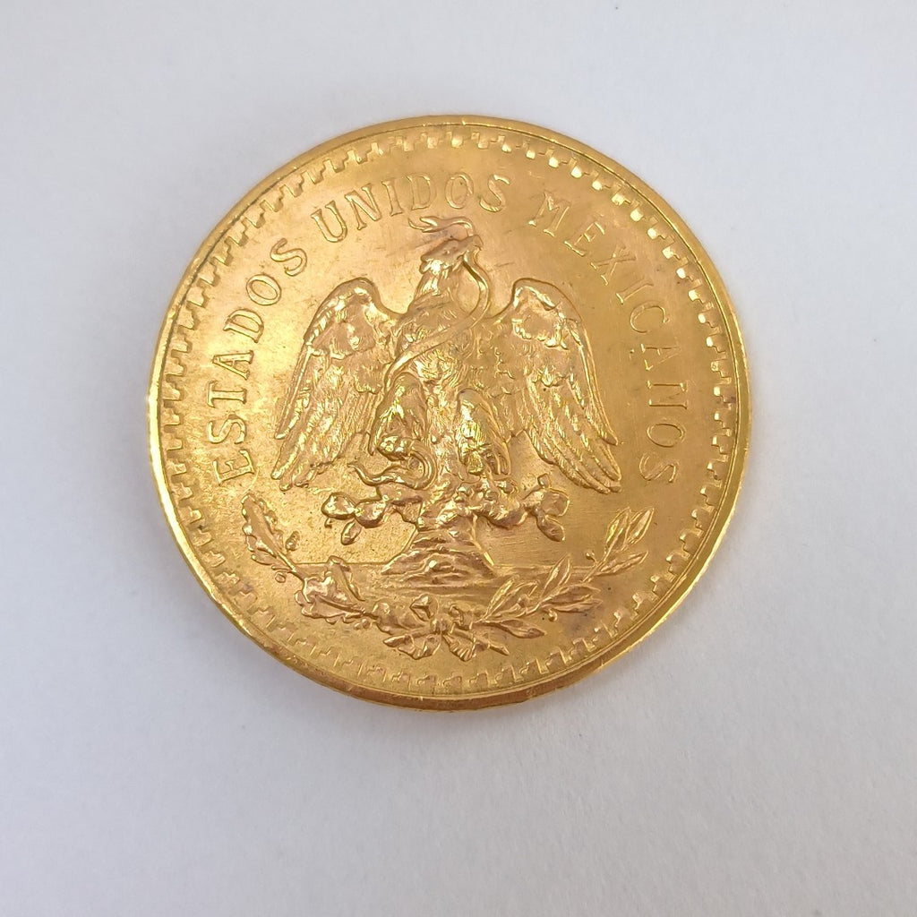 K1 41,60 GRMS 21 K IDENTIFICACIÓN MONEDA NOMINATIVA MONEDAS PESOS 50 PESOS (SEMINUEVO)