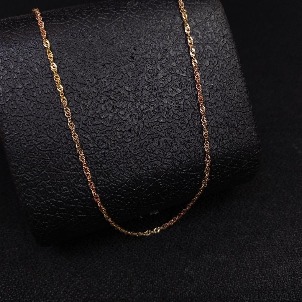 CADENA ORO COMBINADO 14 K 3,30 GRMS (SEMINUEVO)