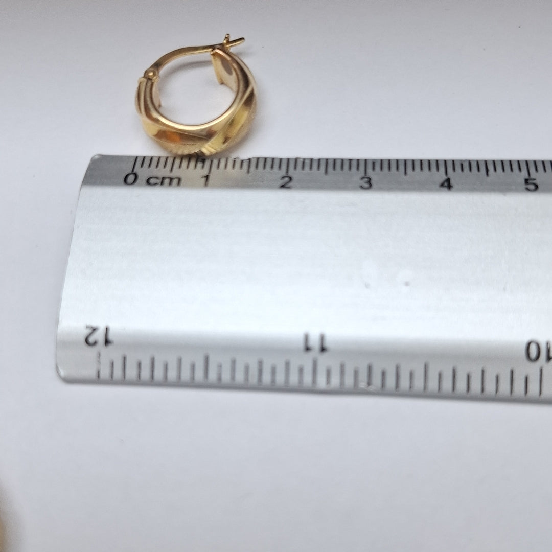 ARRACADAS PAR ORO 14 K 2,50 GRMS (SEMINUEVO)