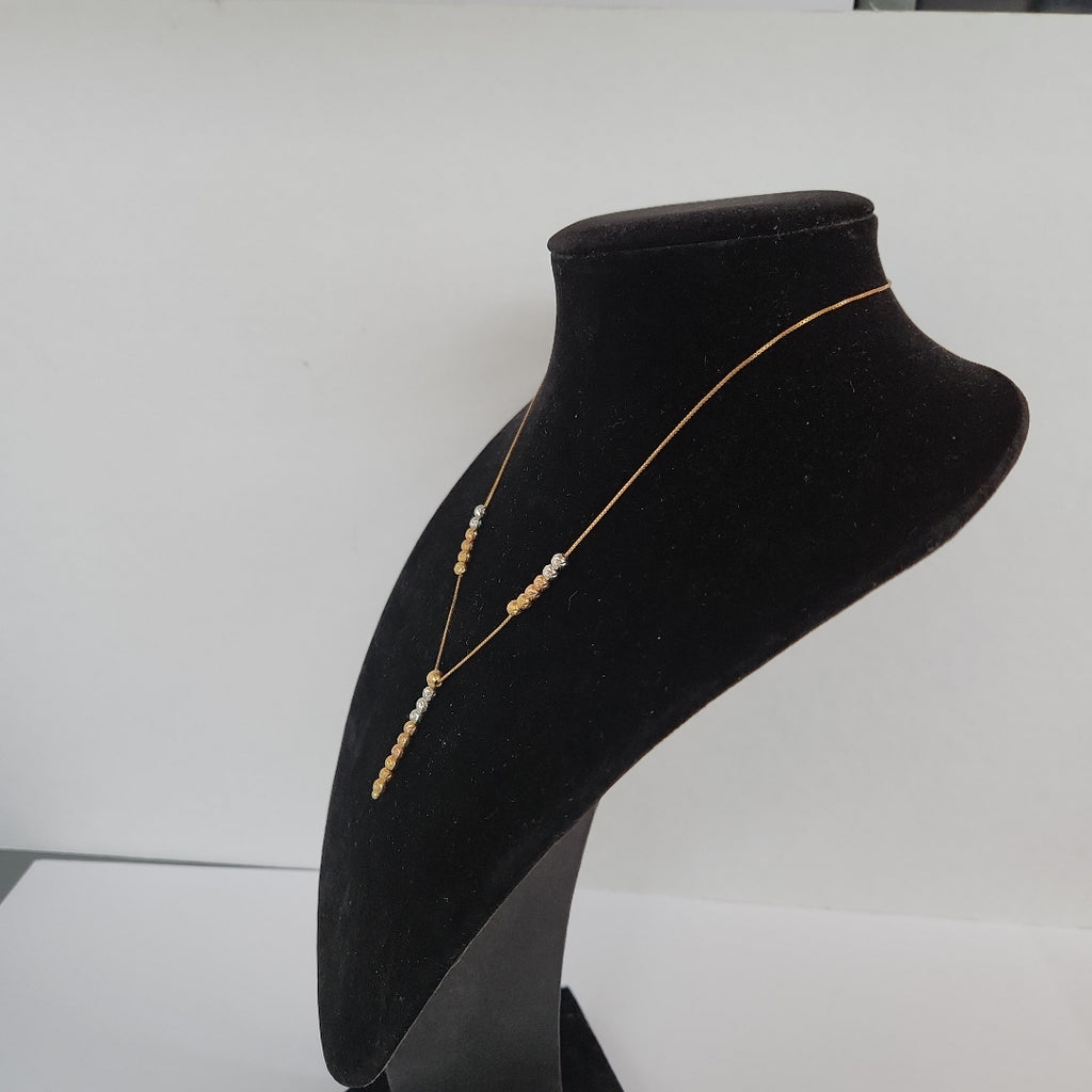 GARGANTILLA ORO COMBINADO 14 K 4,70 GRMS (SEMINUEVO)