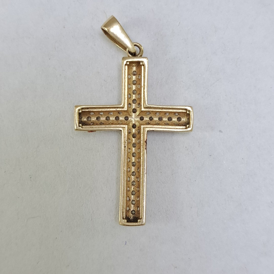 CRUZ, DIJE ORO 14 K 3.6 GRMS (SEMINUEVO)