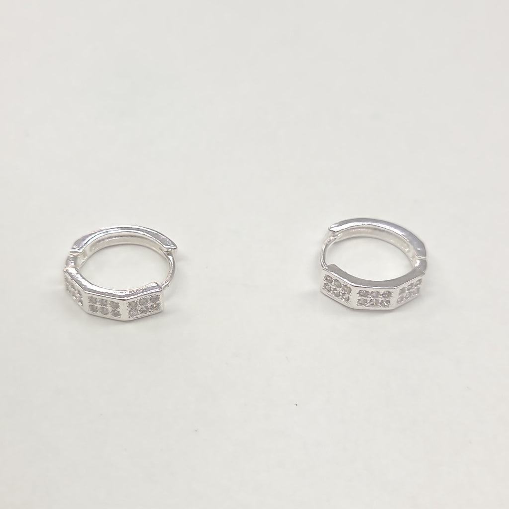 ARRACADAS C/CIRCONIAS PLATA .925 2.5 GR (NUEVO)