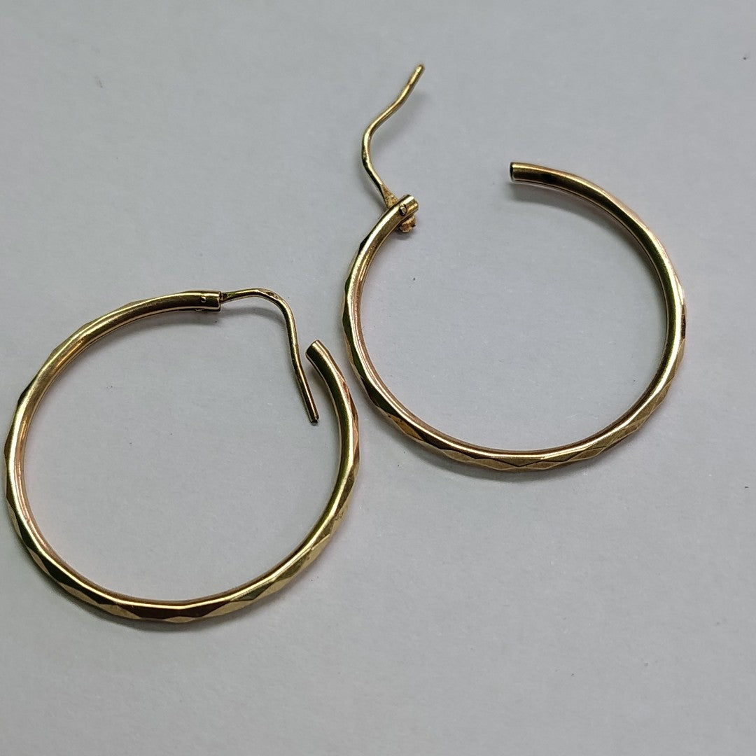 ARRACADAS PAR ORO 14 K 1.6 GRMS (SEMINUEVO)