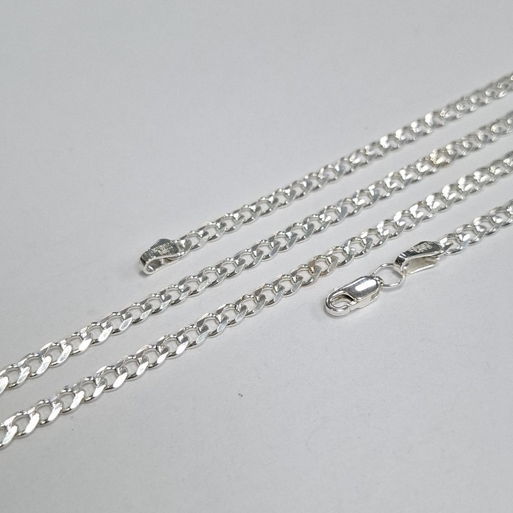 CADENA TEJIDO BARBADO PLATA .925 60 CM 12.7 GR (NUEVO)