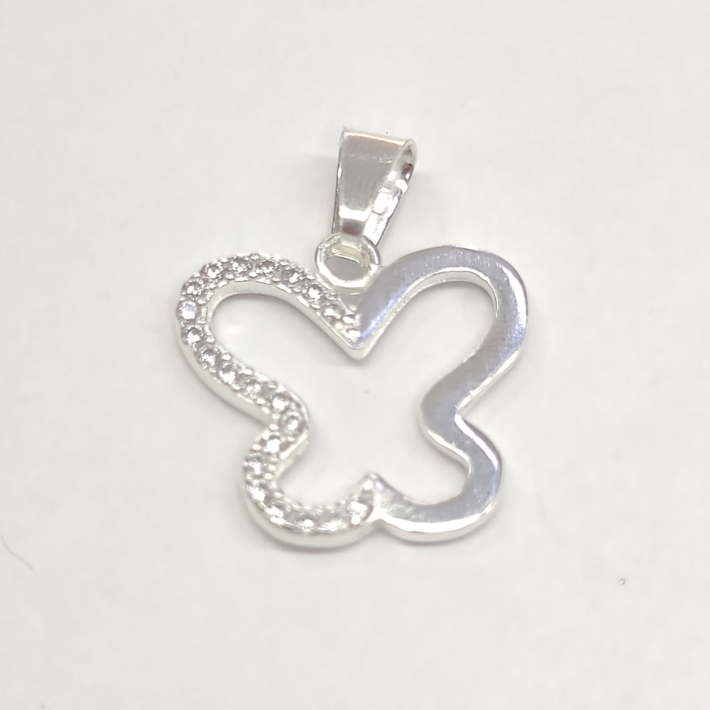 DIJE MARIPOSA C/CIRCONIAS PLATA .925 2.3 GR (NUEVO)