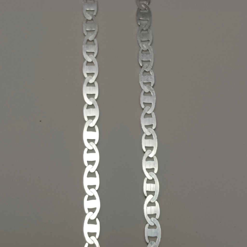 CADENA TEJIDO GUCHI PLATA .925 60 CM 8.9 GR (NUEVO)