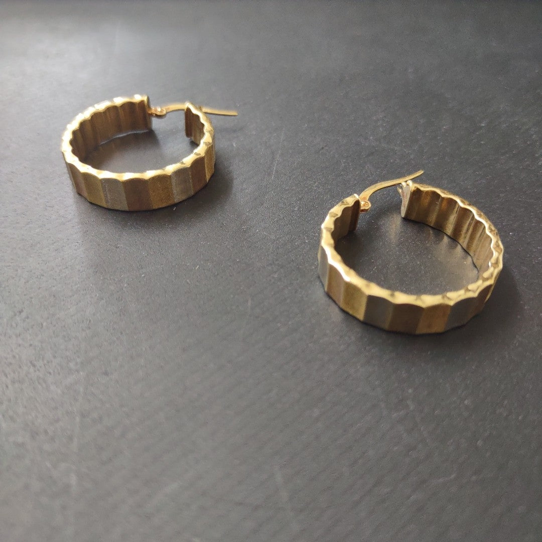 ARRACADAS PAR ORO 10 K 2.8 GRMS (SEMINUEVO)