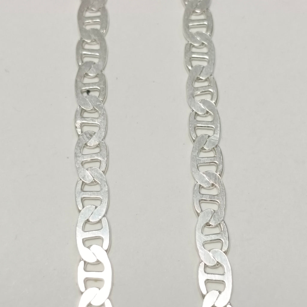 CADENA TEJIDO GUCHI PLATA .925 55 CM 12.7 GR (NUEVO)