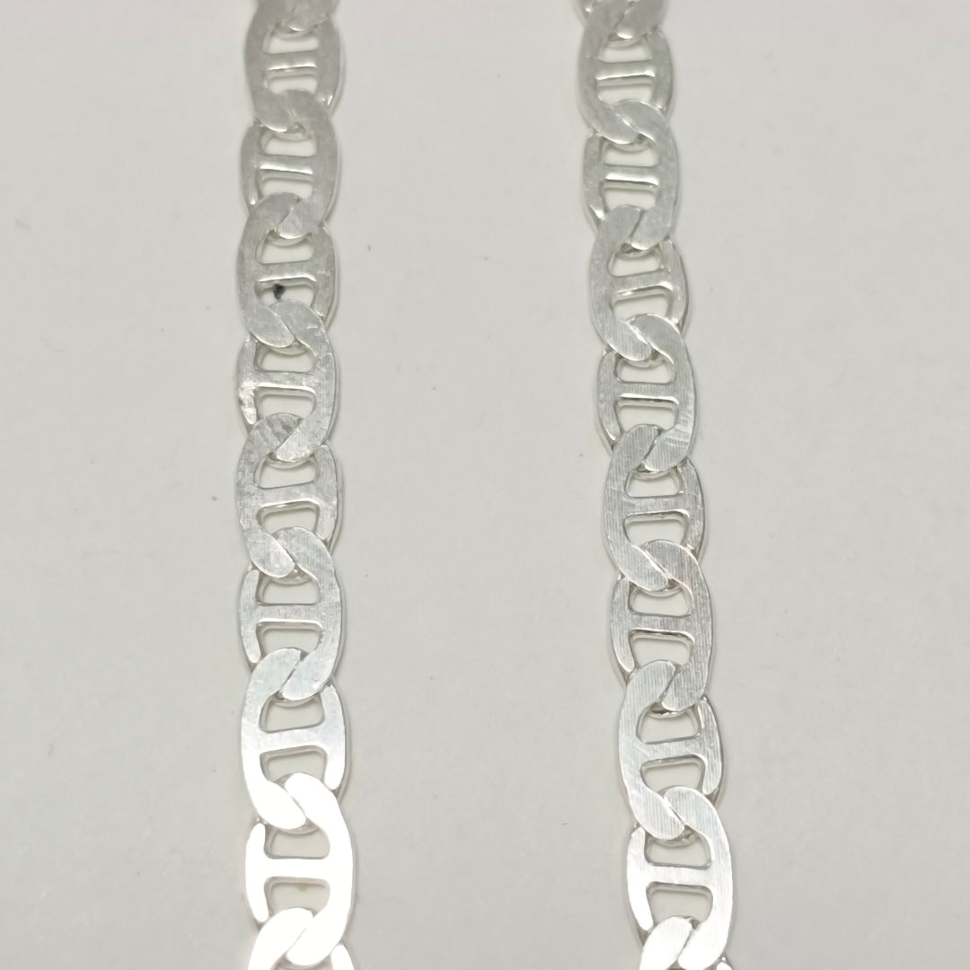 CADENA TEJIDO GUCHI PLATA .925 55 CM 12.7 GR (NUEVO)