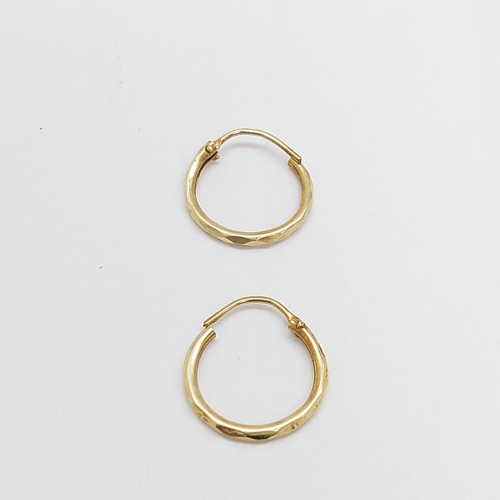 ARRACADAS PAR ORO 14 K 0.9 GRMS (SEMINUEVO)