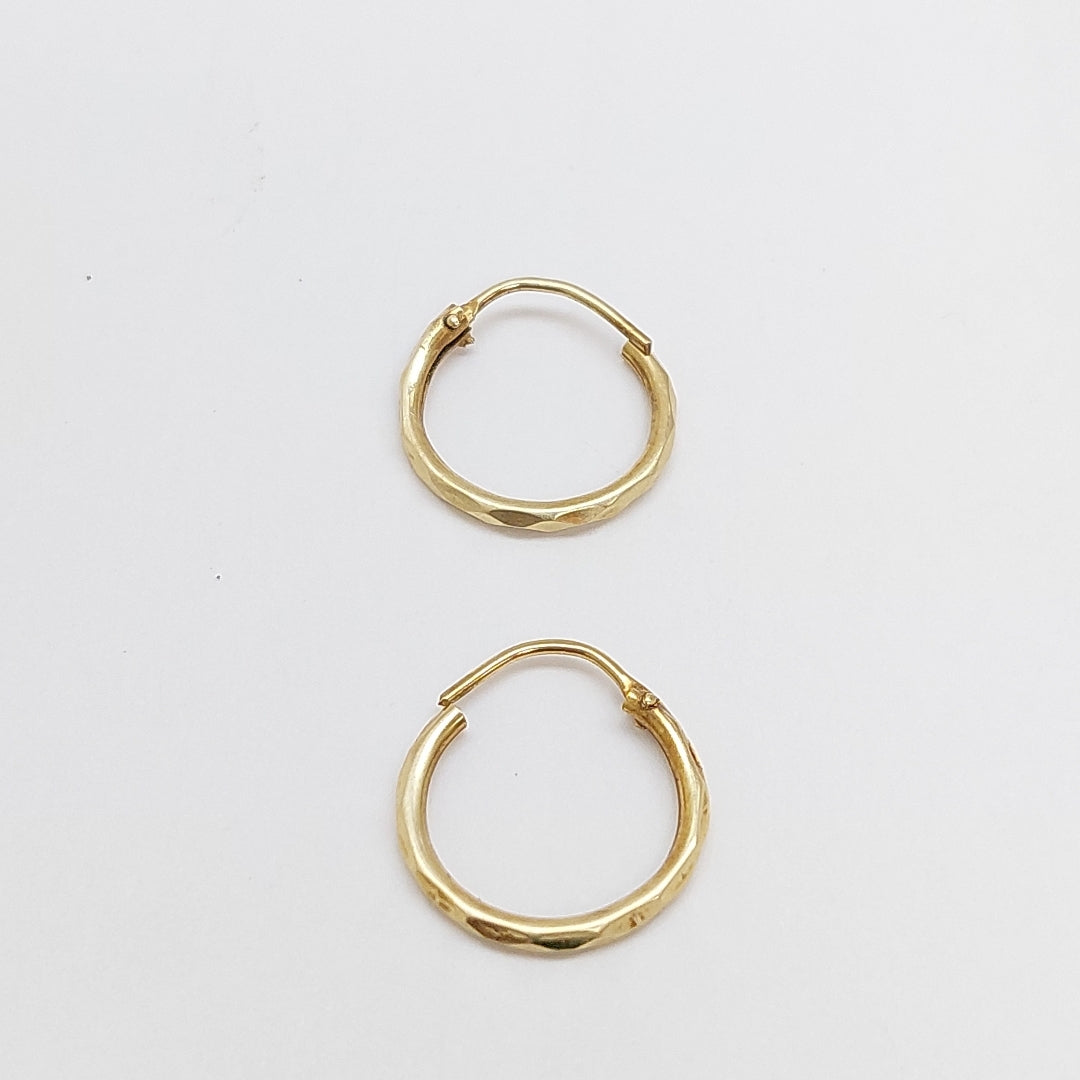 ARRACADAS PAR ORO 14 K 0.9 GRMS (SEMINUEVO)