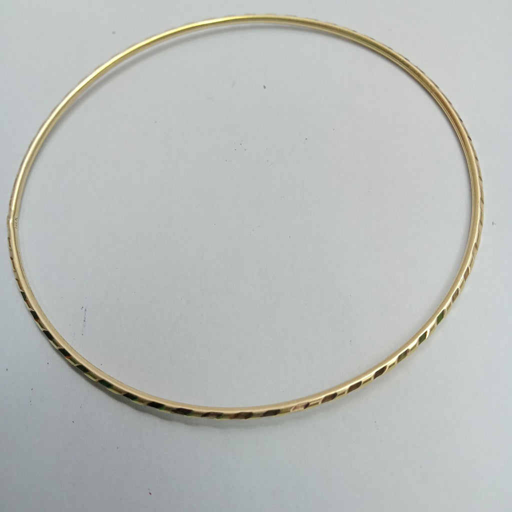 PULSERA RIGIDA ORO 14 K 3.1 GRMS (SEMINUEVO)