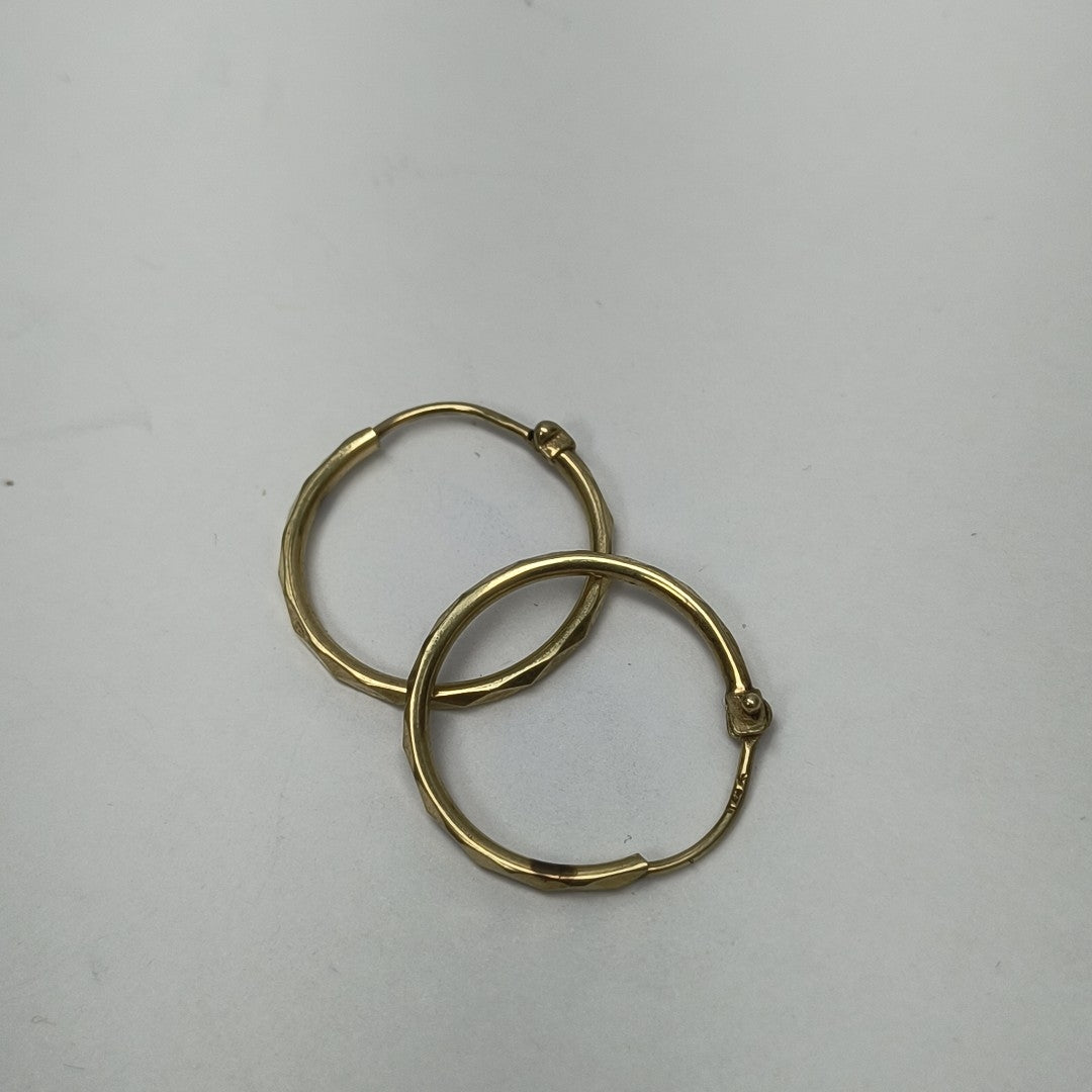 ARRACADAS PAR ORO 14 K 2,10 GRMS (SEMINUEVO)