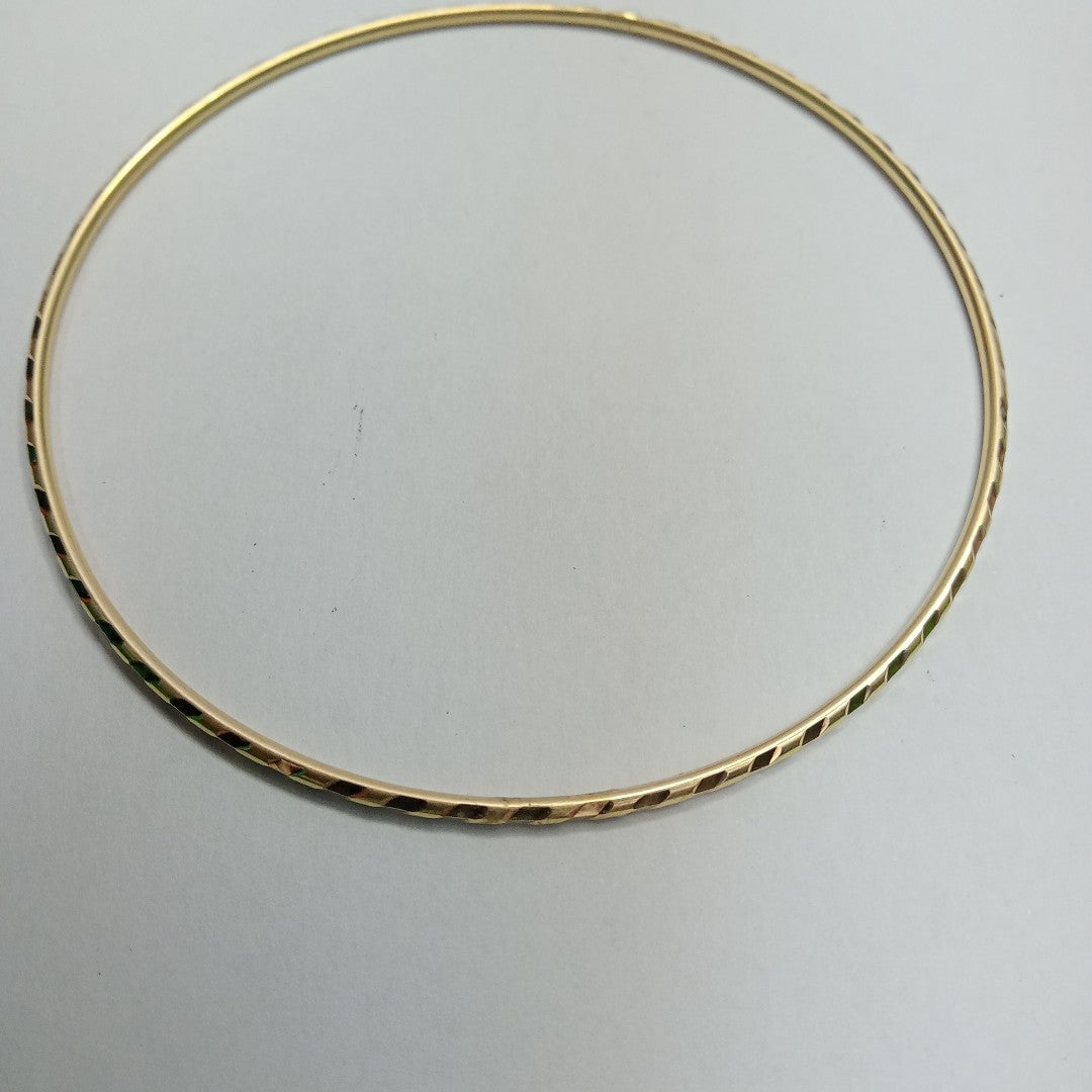 PULSERA RIGIDA ORO 14 K 3.1 GRMS (SEMINUEVO)