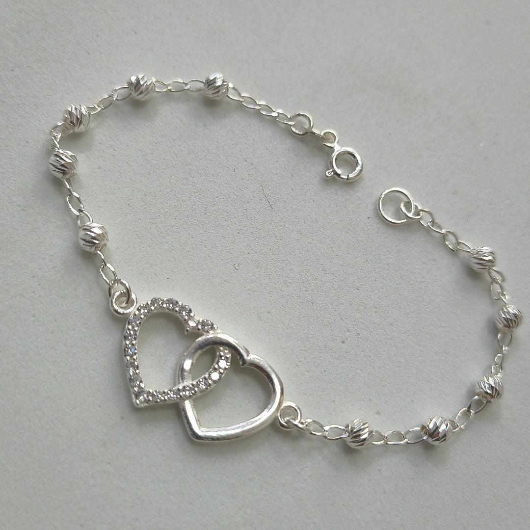 PULSERA TEJIDO TEJIDO ESPECIAL PLATA .925 18 CM 4 GR (NUEVO)