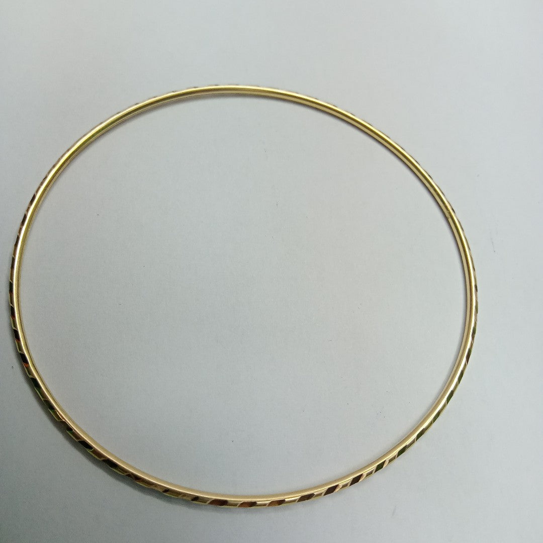 PULSERA RIGIDA ORO 14 K 3.1 GRMS (SEMINUEVO)