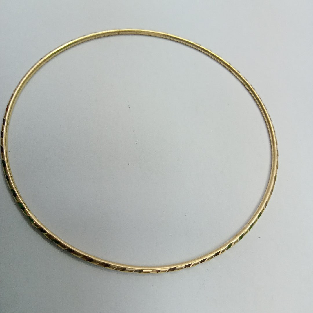 PULSERA RIGIDA ORO 14 K 3 GRMS (SEMINUEVO)
