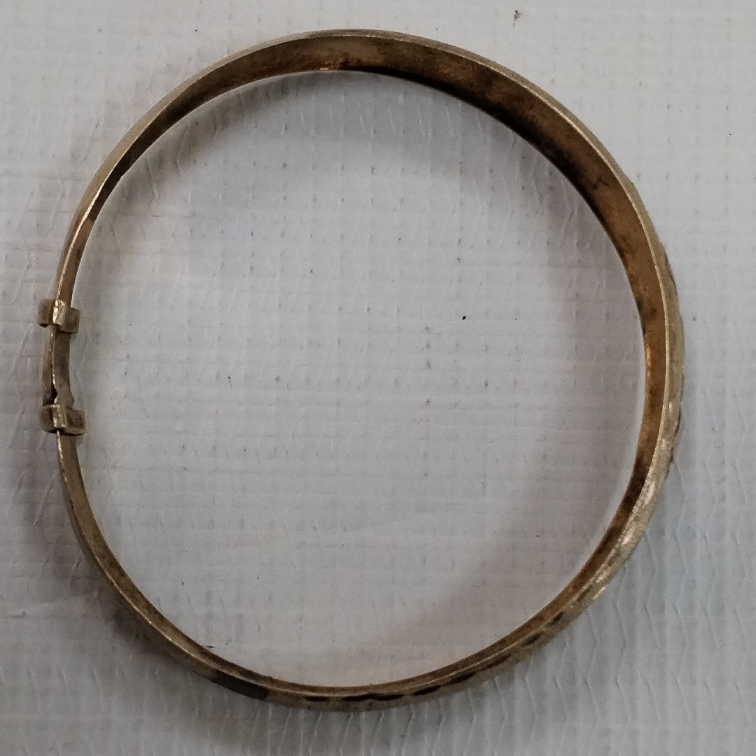 PULSERA RIGIDA ORO 10 K 6.5 GRMS (SEMINUEVO)