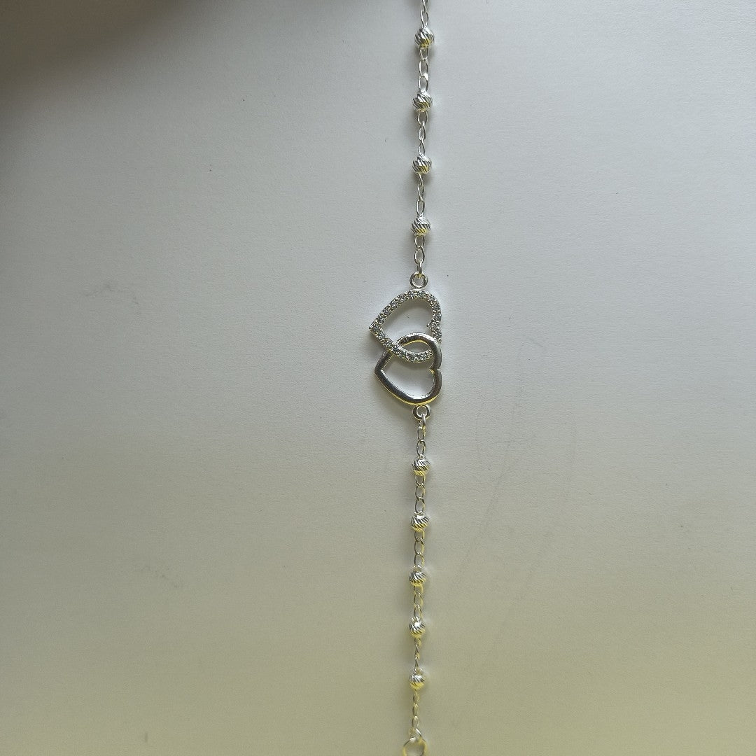 PULSERA TEJIDO TEJIDO ESPECIAL PLATA .925 18 CM 4 GR (NUEVO)