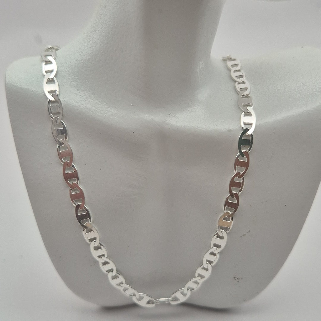 CADENA TEJIDO GUCHI PLATA .925 55 CM 8.6 GR (NUEVO)