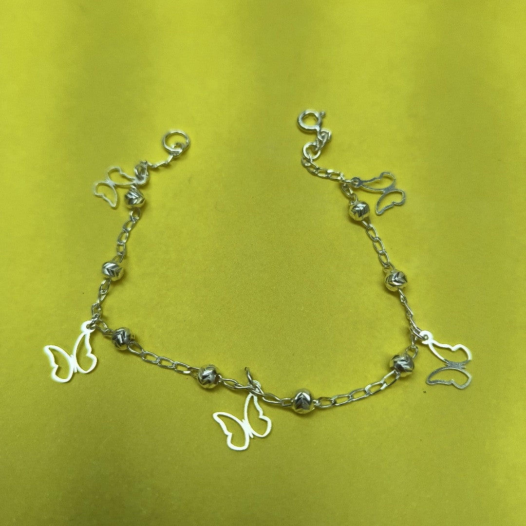 PULSERA TEJIDO ESPECIAL PLATA .925 18 CM 2.8 GR (NUEVO)