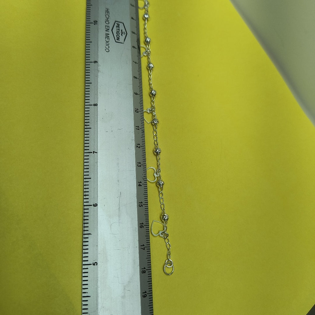 PULSERA TEJIDO ESPECIAL PLATA .925 18 CM 2.7 GR (NUEVO)