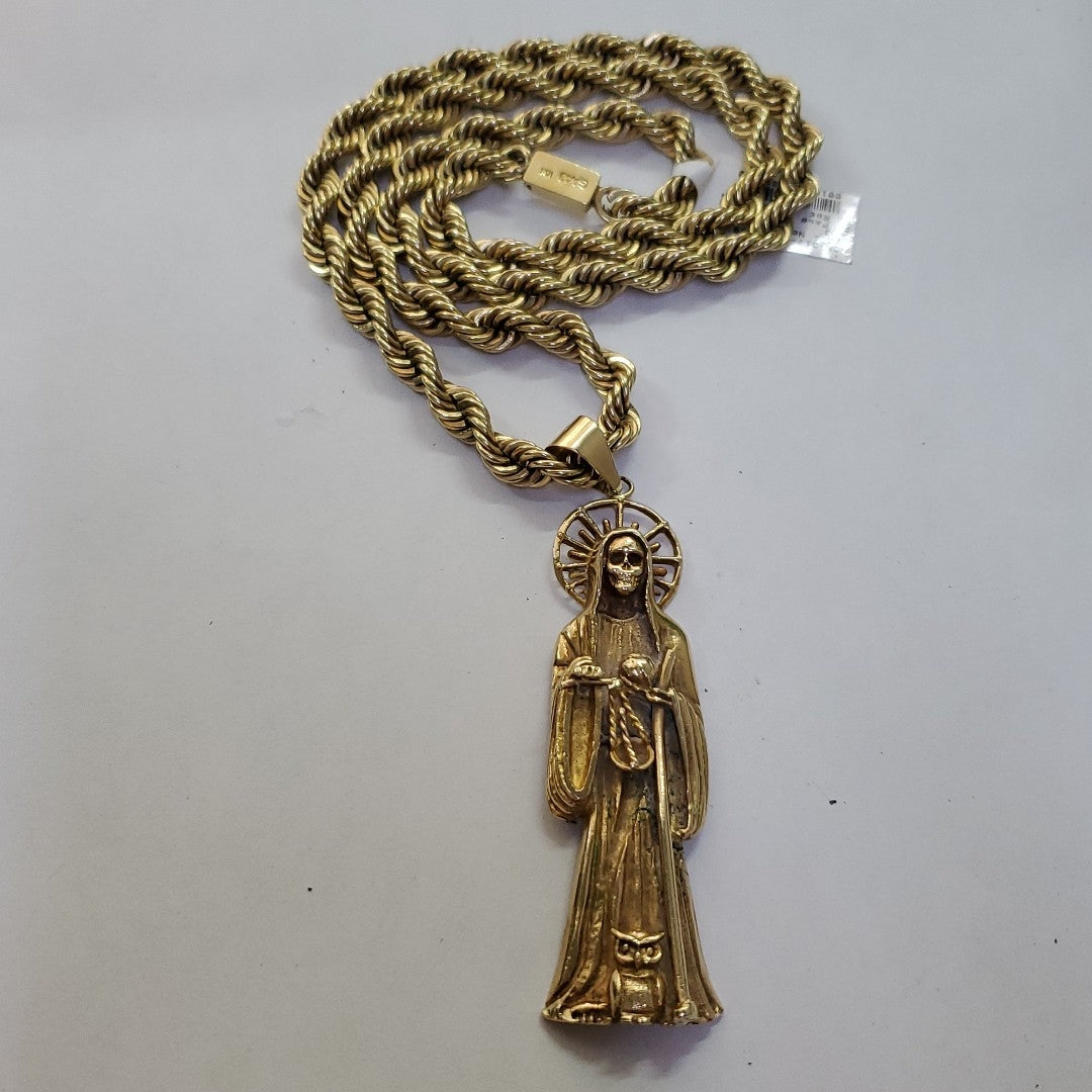 CADENA, DIJE ORO 10 K 133.7 GRMS (SEMINUEVO)