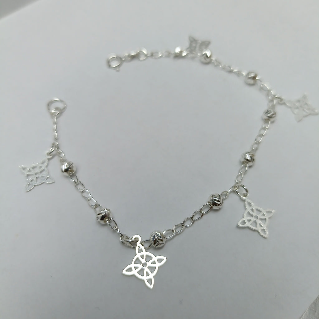 PULSERA TEJIDO ESPECIAL PLATA .925 18 CM 3.2 GR (NUEVO)