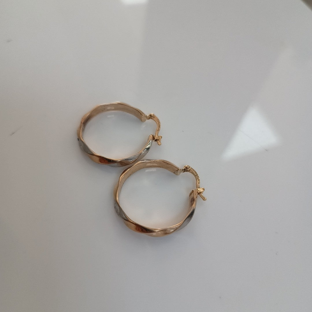 ARRACADAS PAR ORO 10 K 2.7 GRMS (SEMINUEVO)