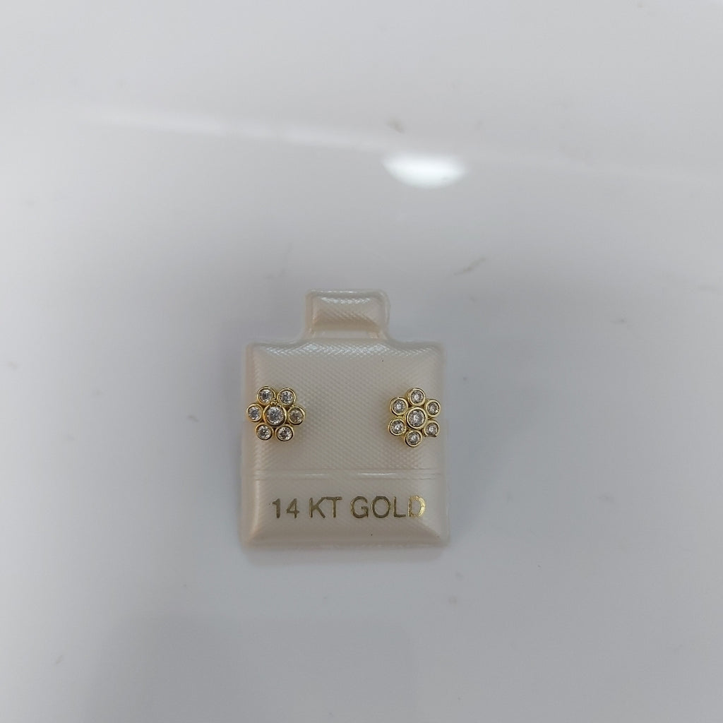 BROQUELES ORO 14K 1.2 (NUEVO)