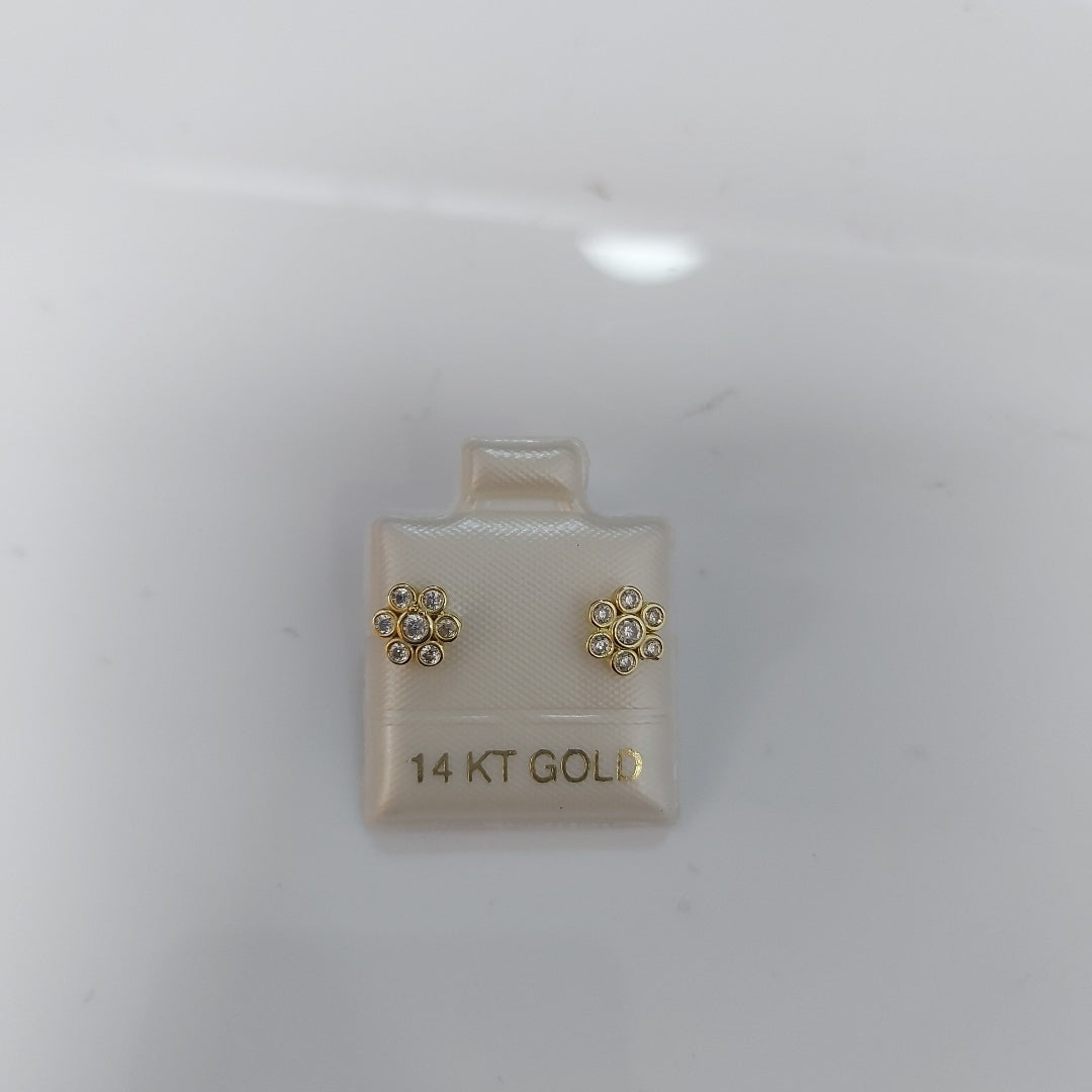 BROQUELES ORO 14K 1.2 (NUEVO)