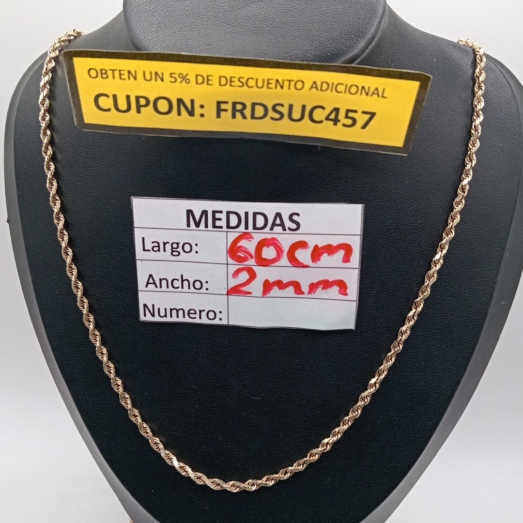 CADENA ORO 10 K 13,70 GRMS (SEMINUEVO)