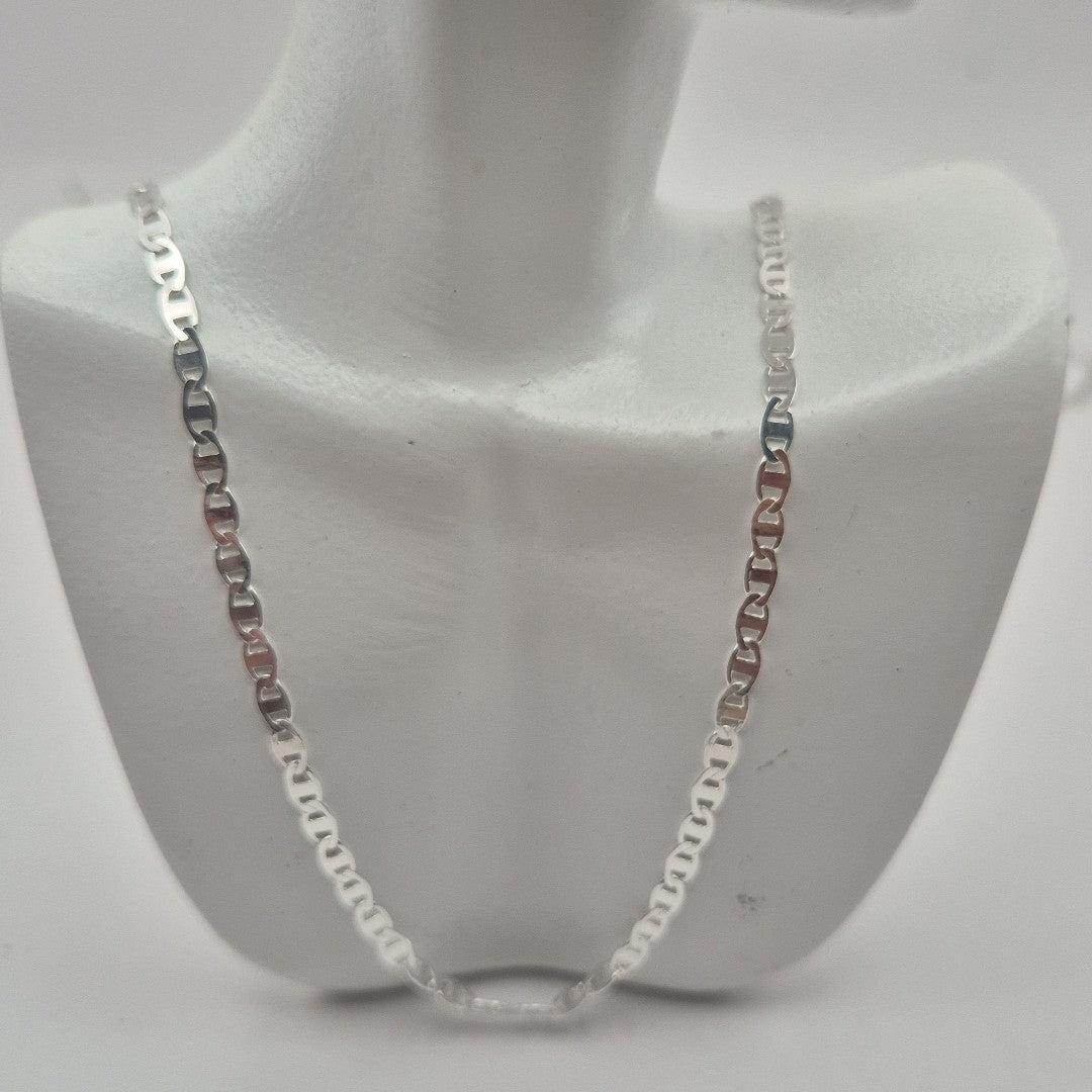 PULSERA TEJIDO TEJIDO ESPECIAL PLATA .925 18 CM 3.1 GR (NUEVO)