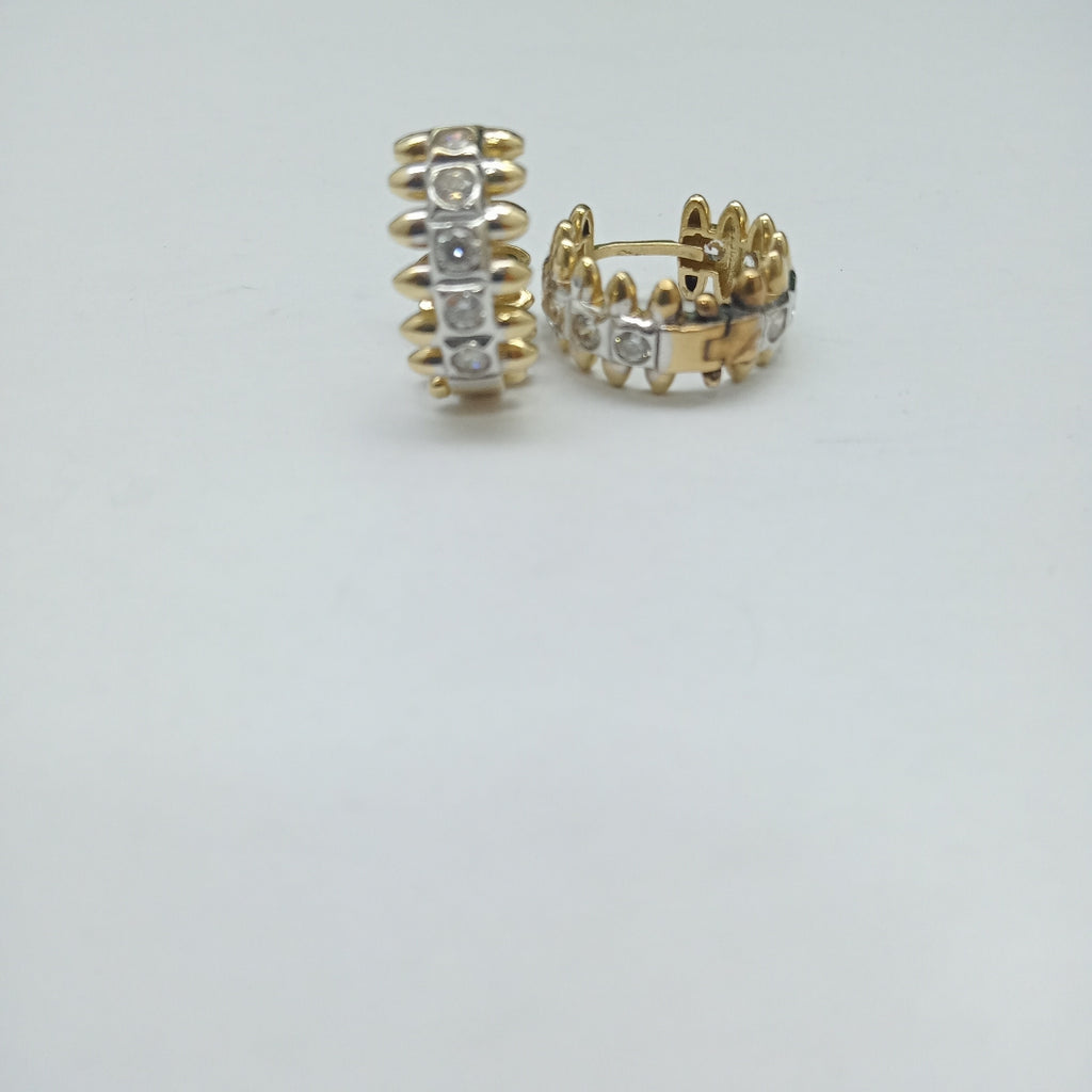ARRACADAS PAR ORO 14 K 5.9 GRMS (SEMINUEVO)