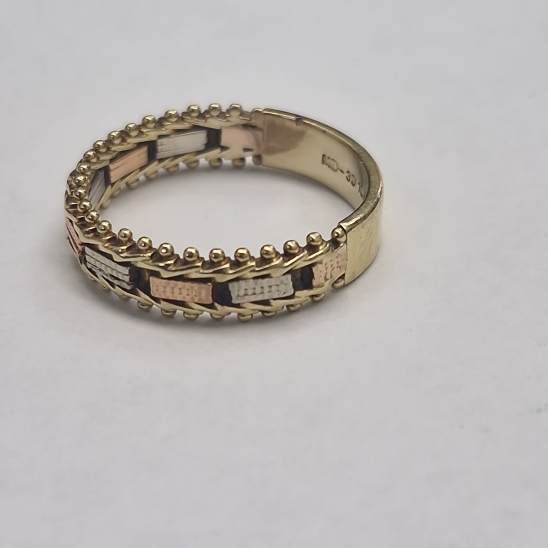 ANILLITO ORO, ORO COMBINADO 10 K 3.1 GRMS (SEMINUEVO)