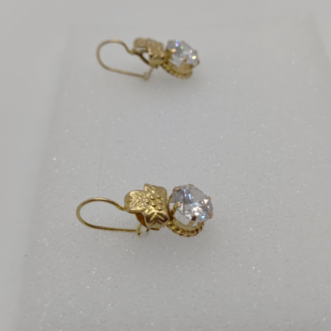 ARETES PAR ORO 8 K 2.1 GRMS (SEMINUEVO)