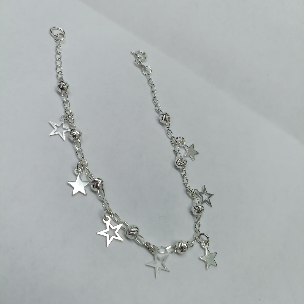 PULSERA TEJIDO ESPECIAL PLATA .925 18 CM 3.1 GR (NUEVO)