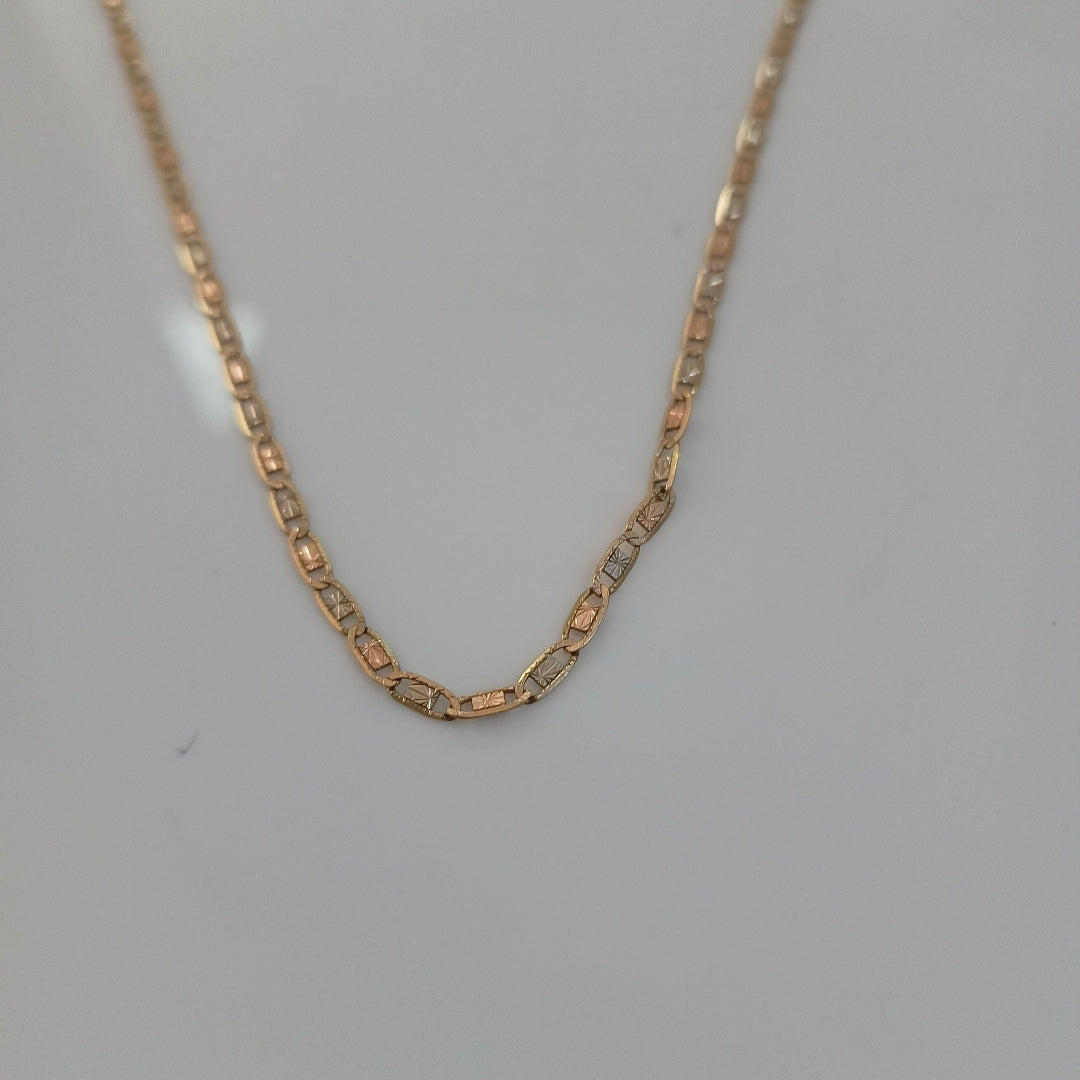 CADENA ORO COMBINADO 10 K 6.3 GRMS (SEMINUEVO)