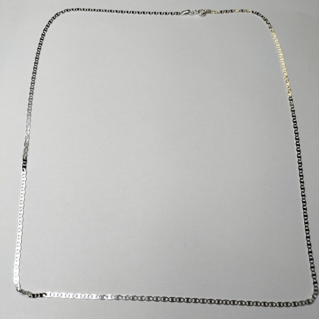 CADENA TEJIDO ESPEJO PLATA .925 60 CM 4.3 GR (NUEVO)