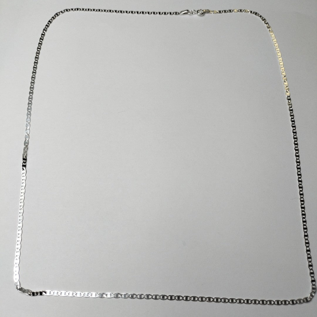 CADENA TEJIDO ESPEJO PLATA .925 60 CM 4.3 GR (NUEVO)