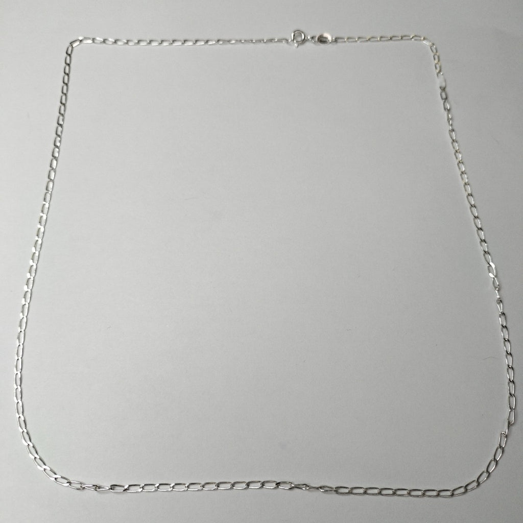 CADENA TEJIDO ESLABONES PLATA .925 55 CM 2.9 GR (NUEVO)