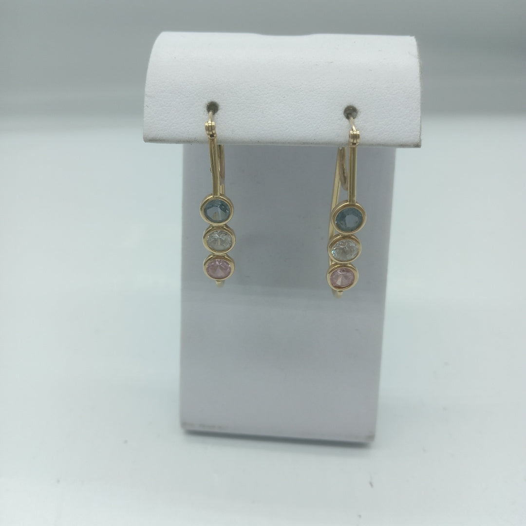 ARETES PAR ORO 10 K 4.4 GRMS (SEMINUEVO)