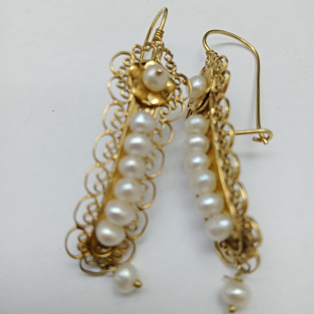 ARETES PAR ORO 8 K 3,50 GRMS (SEMINUEVO)