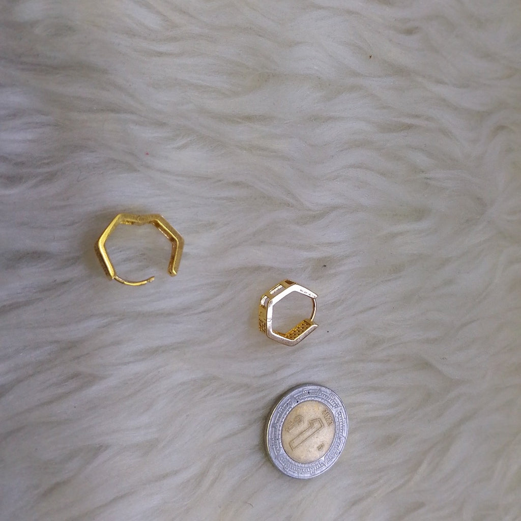 ARRACADAS PAR ORO 14 K 2.1 GRMS (SEMINUEVO)