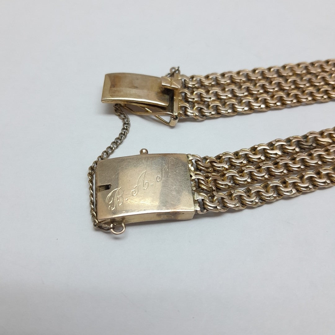 DIJE, PULSERA ORO 14 K 30.2 GRMS (SEMINUEVO)