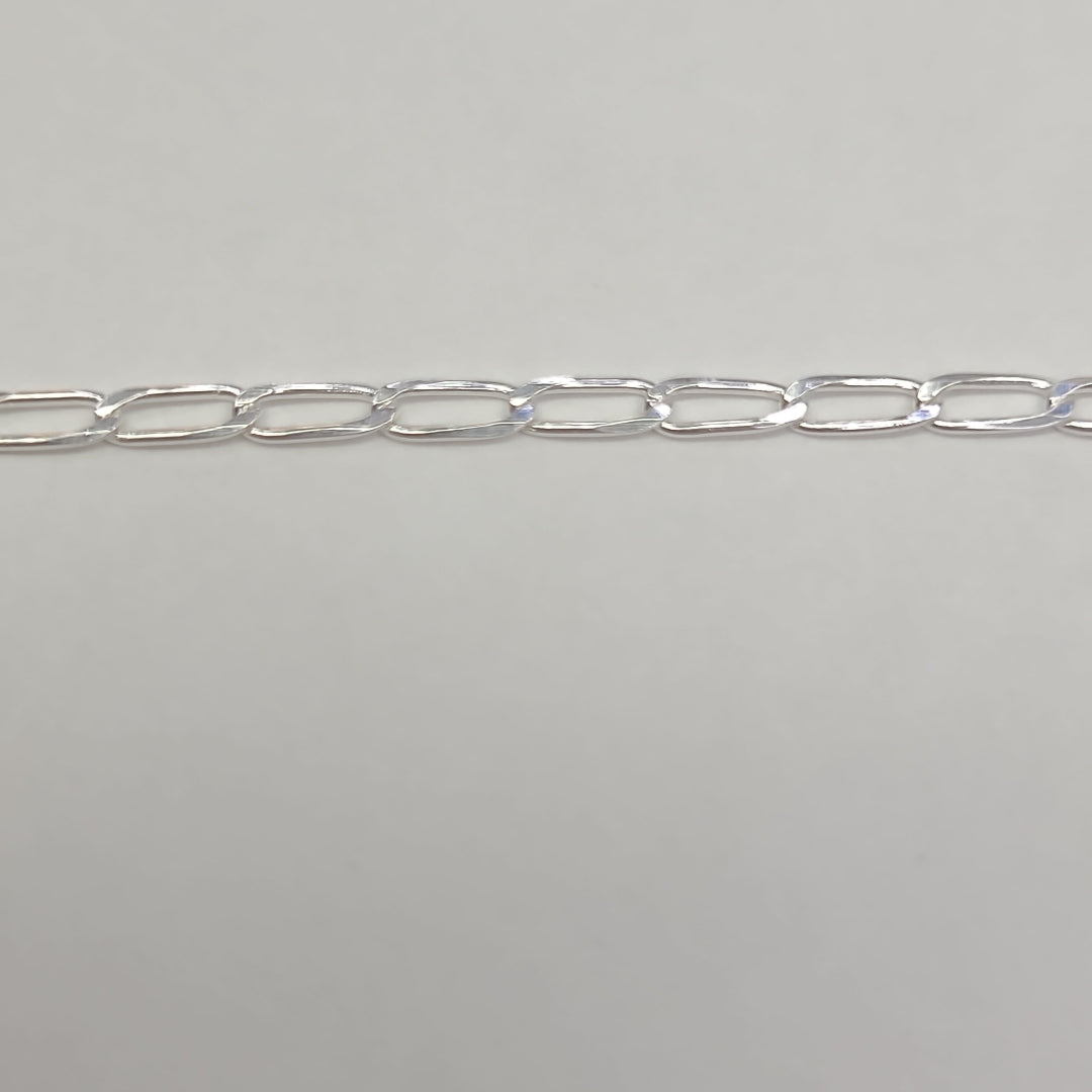 CADENA TEJIDO ESLABONES PLATA .925 60 CM 2.9 GR (NUEVO)