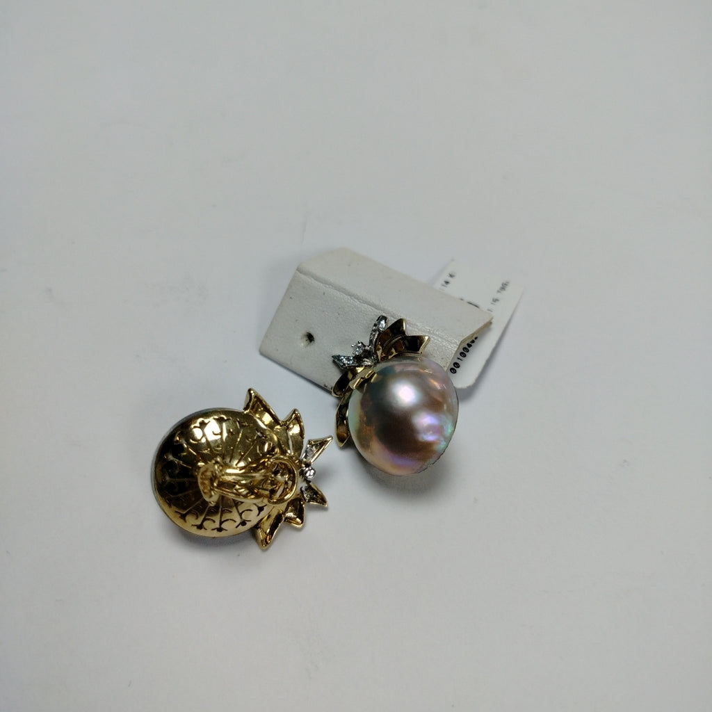 ARETES PAR ORO 14 K 15,70 GRMS (SEMINUEVO)